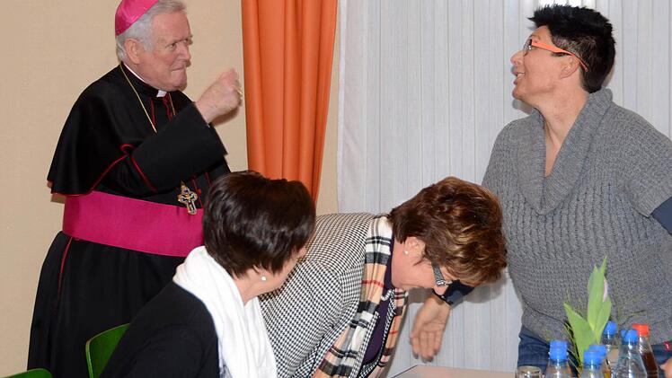 Besuch des Bischofs in Bad Kissingen. Foto: Peter Rauch