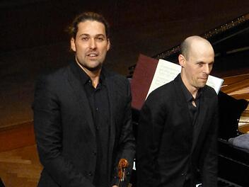 David Garrett und Julien Quentin im Großen Saal. Foto: Ahnert