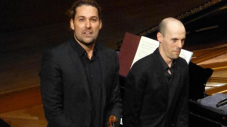 David Garrett und Julien Quentin im Großen Saal. Foto: Ahnert