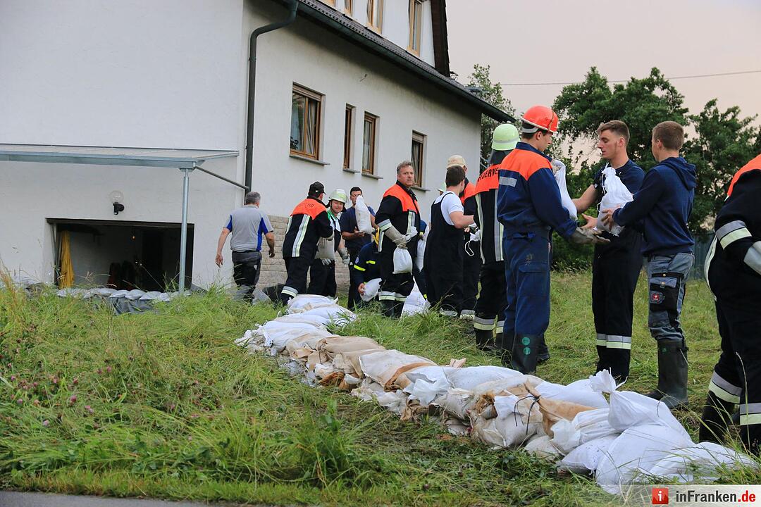 Hochwasser in Rauhenebrach