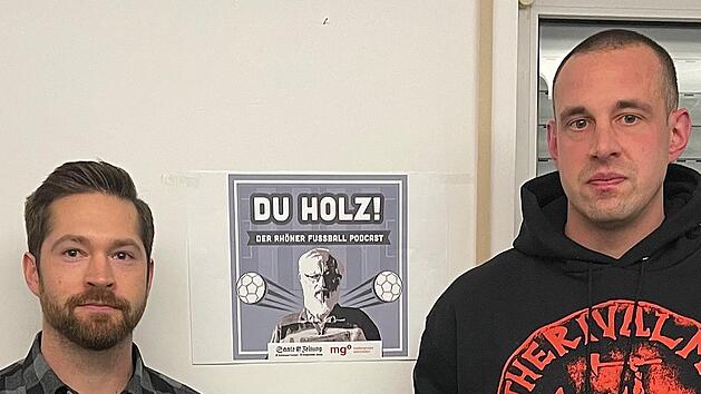 Dem Fu&szlig;ball und der Musik verbunden: die Untererthaler Daniel Virnek&auml;s (links) und Simon Hereth.