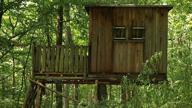 Es war mühsame Arbeit, die "Schlafkanzel" vor 40 Jahren aufzubauen.