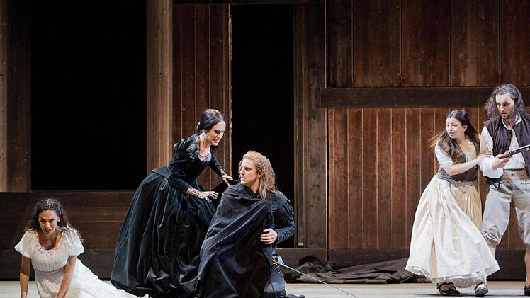 Donna Elvira, Donna Anna, Don Ottavio, Zerlina und Masetto