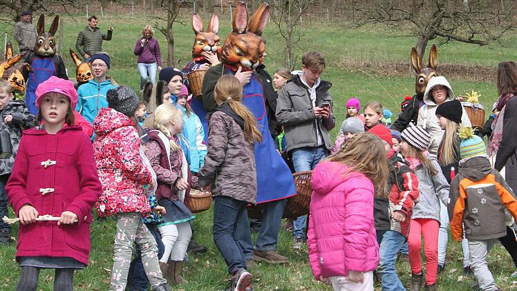 Achtung, die Osterhasen sind los! Foto: Sonja Adam