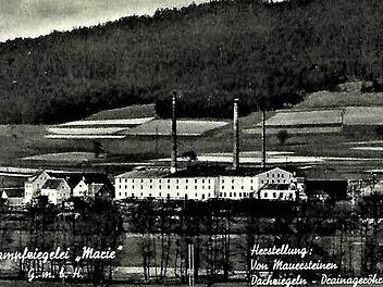 Die Gundelsdorfer Dampfziegelei im Jahre 1939.Repro: Gerd Fleischmann