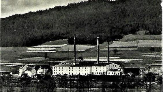 Die Gundelsdorfer Dampfziegelei im Jahre 1939.Repro: Gerd Fleischmann