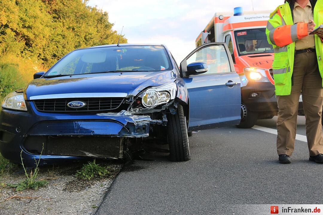 Fünf Verletzte bei Unfall auf A73