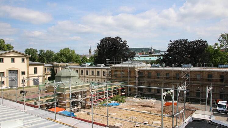 Eindrücke von der Baustelle Luitpoldbad. Foto: Ralf Ruppert
