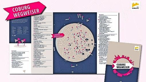 Wo man in Coburg shoppen und genießen kann, zeigt die neue Ausgabe des „Coburg Wegweisers“.