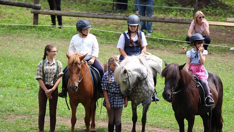 Aufführung der jungen Islandpferde-Reiter vom Altenberg in Oberbach im Jahr 2017.  Foto: Sebastian Schmitt