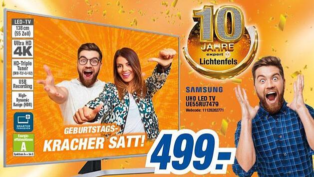 10 Jahre expert Lichtenfels: Feiern Sie mit - mit jeder Menge toller Geburtstagskracher! Bild: expert