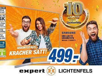 10 Jahre expert Lichtenfels: Feiern Sie mit - mit jeder Menge toller Geburtstagskracher! Bild: expert
