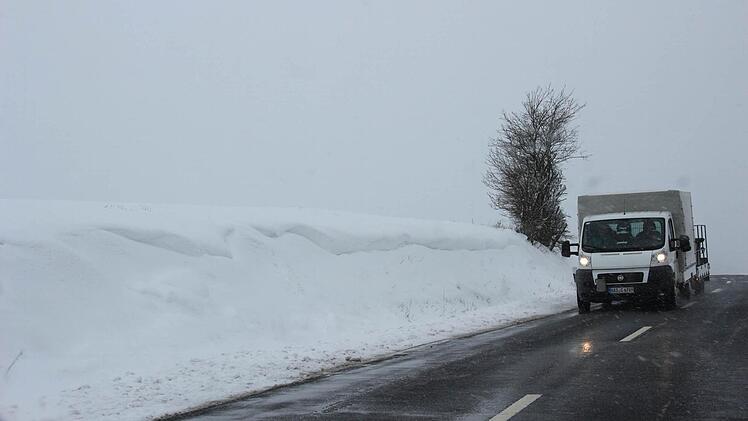 Vorsicht! Gefahr von Schneeverwehungen.Foto: Eckehard Kiesewetter