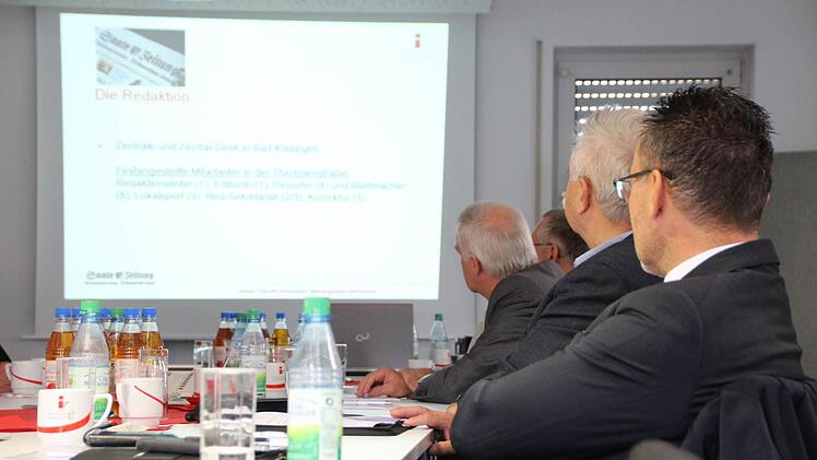 Gemeindetag bei der Saale-Zeitung. Foto: Benedikt Borst
