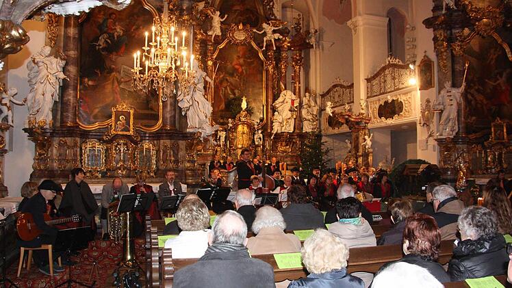 Fränkische Weihnacht in der Klosterkirche. Foto: Arnold Nöth