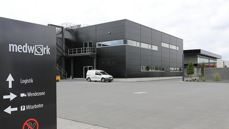 Das Medwork-Firmengelände in Höchstadt  Foto: Barbara Herbst