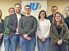 Freuen sich über die Gründung der JU Pressig (v.l.): Katharina Zinner, Susanne Heinlein, Paul Haderlein, JU-Kreisvorsitzender Marius Bittner, der neue Ortsvorsitzende Niklas Schnappauf, Milena Hoppe, CSU-Kreisvorsitzender Bernd Liebhardt, Miriam M...