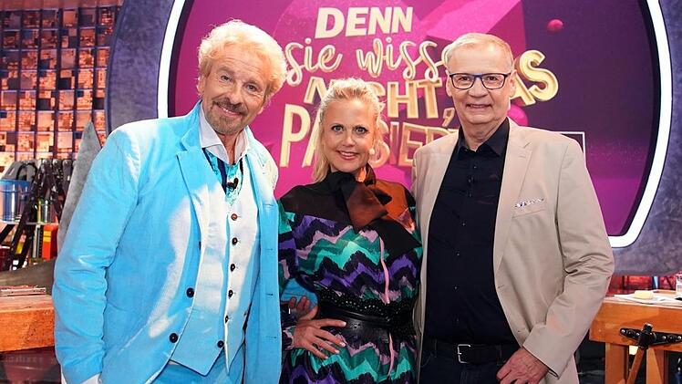 Thomas Gottschalk, Barbara Schöneberger und Günther Jauch: Das Moderations-Trio verlässt die RTL-Show "Denn sie wissen nicht, was passiert".