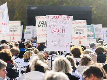 Apotheken-Protest gegen die Gesundheitspolitik