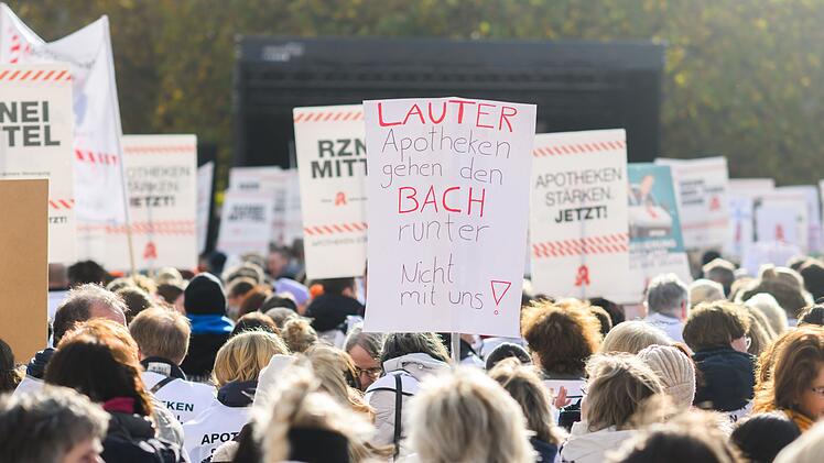 Apotheken-Protest gegen die Gesundheitspolitik