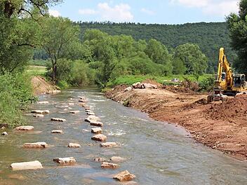 Ökologisch neu gestaltet wird die Saale in der Nähe des Luitpolsprudels   Foto: Borst