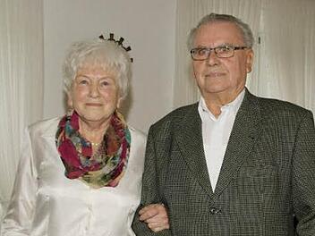 Das Jubelpaar Johann und Irmgard Baumann  Foto: Sabine Weinbeer