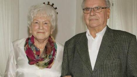 Das Jubelpaar Johann und Irmgard Baumann  Foto: Sabine Weinbeer