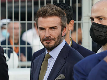 Herzogenaurach: Fu&szlig;ball-Superstar David Beckham zu Besuch bei Adidas