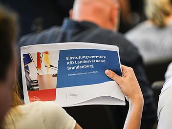 Einstufungsvermerk zur AfD Brandenburg als rechtsextrem