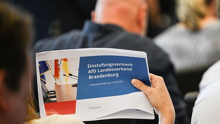 Einstufungsvermerk zur AfD Brandenburg als rechtsextrem