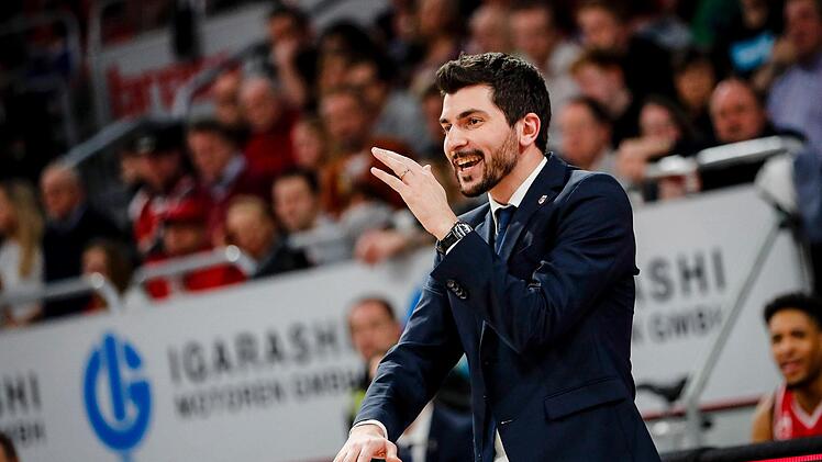 Federico Perego kam als Assistent von Andrea Trinchieri 2014 nach Bamberg und ist seit Januar Chefcoach. Foto: Daniel Löb