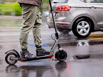 Unfall mit E-Scooter in Coburg
