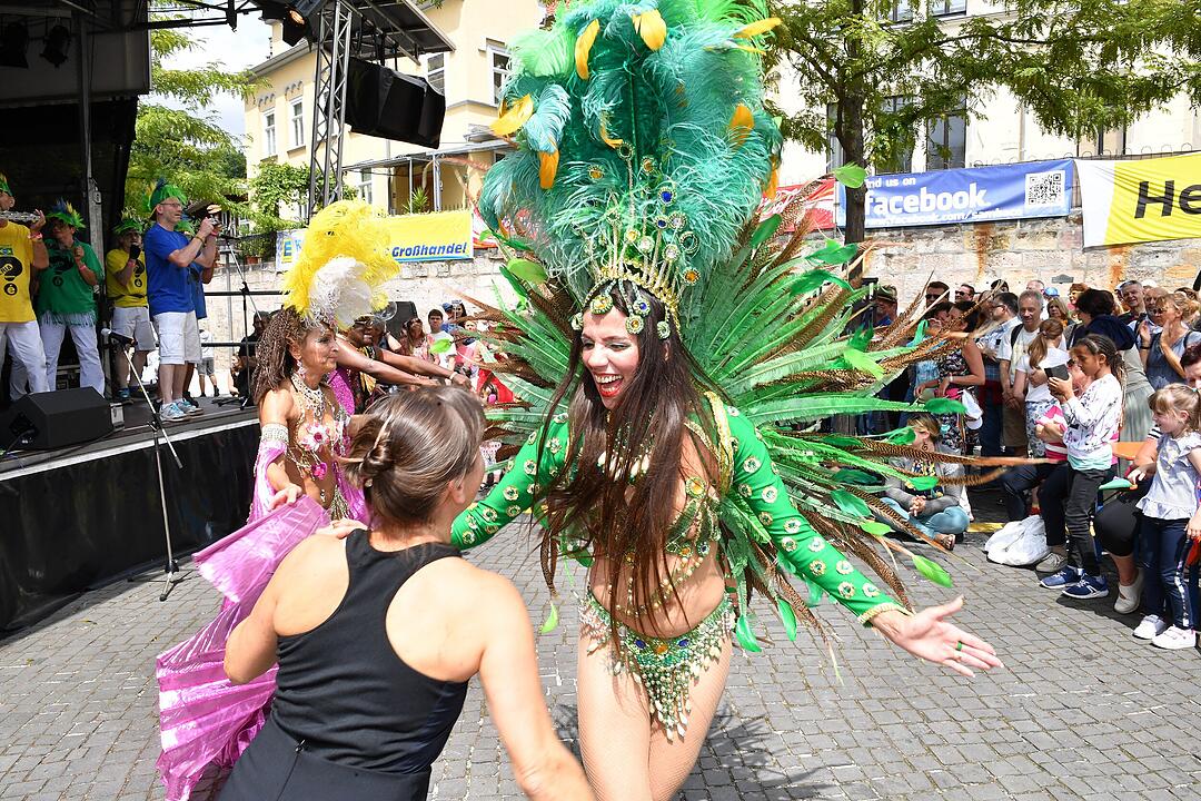 Umzug beim Samba-Festival in Coburg