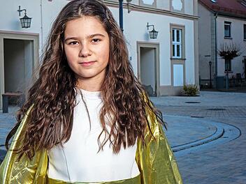 Jana Bitikcioglu ist das Christkind von Burgebrach in diesem Jahr.