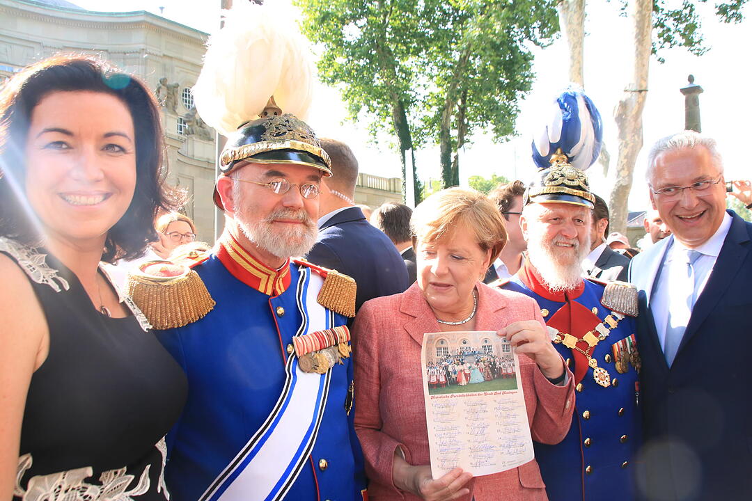 Angela Merkel zu Besuch in Bad Kissingen
