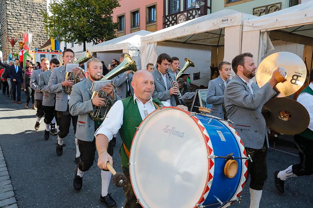 Korbmarkt in Lichtenfels am Samstag