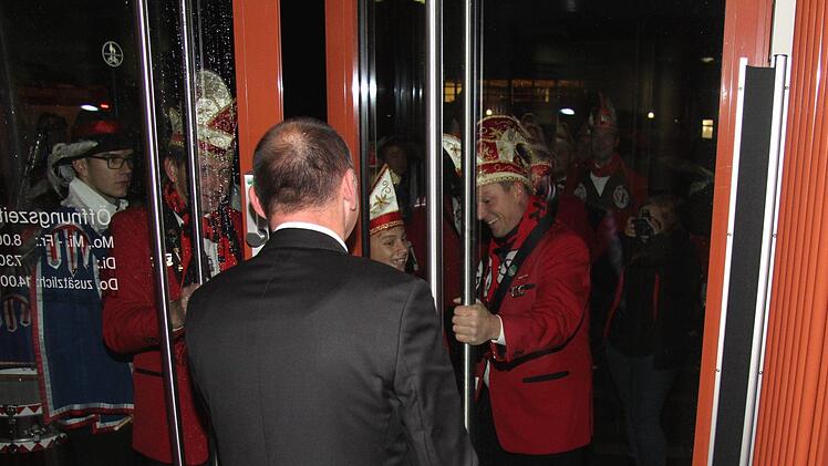 Impressionen vom Rathaussturm  Richard Sänger
