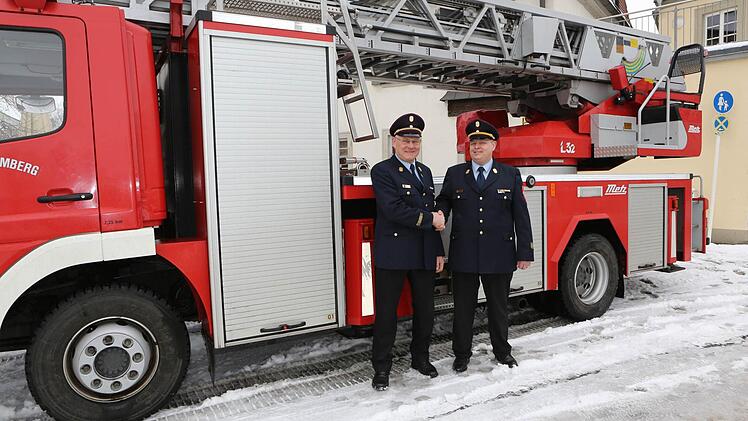 Andreas Rauh (links) und sein Nachfolger Ewald Pfänder  Foto: RiegerPress