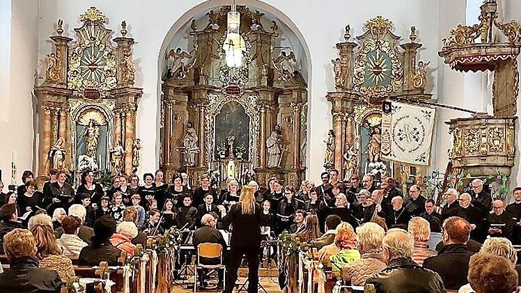 Das Konzert des Gesangsvereins Frohsinn begeisterte das Publikum.