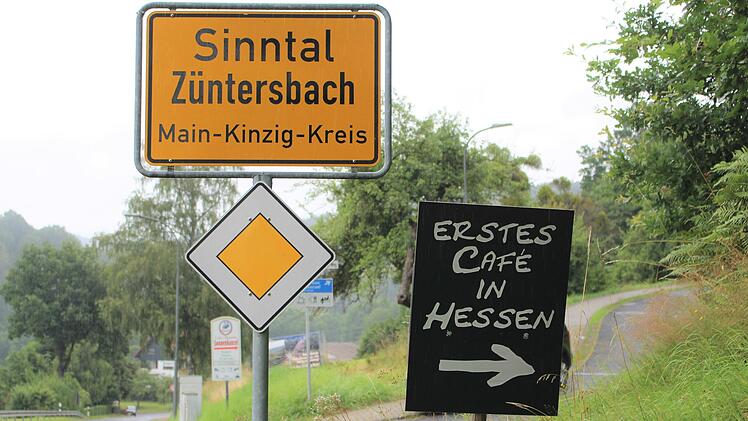Von der bayerischen Seite aus ist die Sonnenkanzel das erste Café in Hessen. Foto: Julia Raab