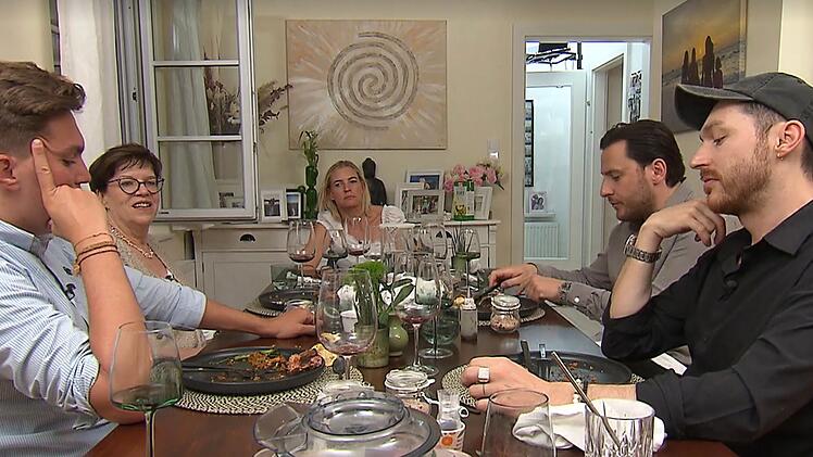 Zum Finale in Wien trifft sich die Gruppe bei Renate in Klosterneuburg.