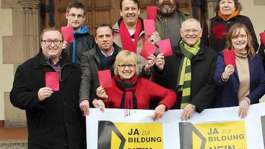 Studiengebühren die rote Karte zeigen Manfred Hümmer, Alexander Sailer, Thorsten Glauber, Anita Kern, Reiner Büttner, Dirk Eickels, Karl Waldmann, Edith Fießer, Lisa Badum, Uwe Kirschstein, Edwin Mayer.