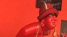 Die auffällige Figur ist nun wieder aufgetaucht. Foto: privat