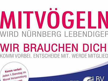 Das Plakat des Landesbunds für Vogelschutz in Bayern e.V.. Quelle: LBV
