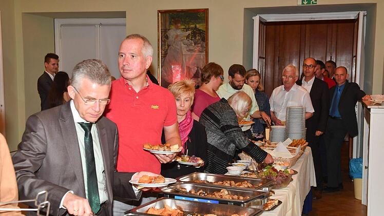 Eindrücke vom Empfang der Saale-Zeitung. Foto: Ronald Rinklef