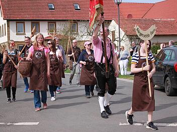 Der Bürgerverein marschierte im Festzug mit.Katharina Becht