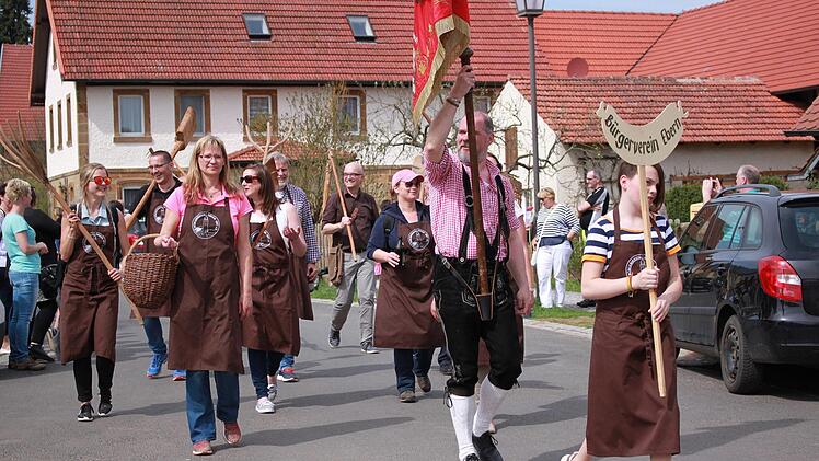 Der Bürgerverein marschierte im Festzug mit.Katharina Becht