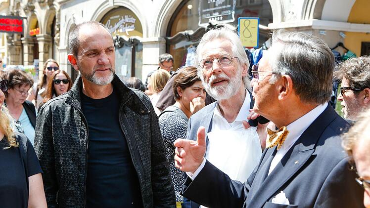 Eröffnung der Großplastikenausstellung von Rui Chafes in Bamberg am 12. Mai 2018. Foto: Matthias Hoch