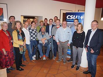 Die Stadtratskandidaten der CSU Bad Brückenau für die Kommunalwahl am  15. März 2020 stehen fest. Foto: Marion Eckert