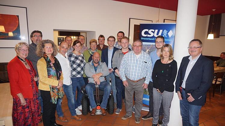 Die Stadtratskandidaten der CSU Bad Brückenau für die Kommunalwahl am  15. März 2020 stehen fest. Foto: Marion Eckert